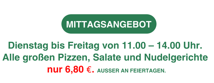 Mittagsangebot